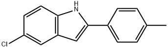 5-氯-2-(对-甲苯基)-1H-吲哚 结构式