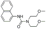 5-[3,3-Bis-(2-methoxy-ethyl)-ureido]-naphthalene- 结构式