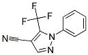 1-苯基-5-三氟甲基-1H-吡唑-4-腈 结构式