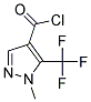 1-甲基-5-三氟甲基-1H-吡唑-4-酰氯 结构式
