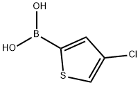 4-CHLOROTHIOPHENE-2-BORONIC ACID 结构式