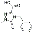 4-Benzyl-1-methyl-5-oxo-1,5-dihydro-4H-1,2,4-triazol-3-carboxylic acid 结构式