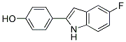 4-(5-FLUORO-1H-INDOL-2-YL)PHENOL 结构式