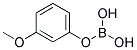 3-METHOXYPHENYLBORNOIC ACID 结构式