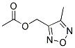 3-ACETOXYMETHYL-4-METHYLFURAZANE 结构式
