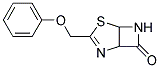 3-(PHENOXYMETHYL)-4-THIA-2,6-DIAZABICYCLO[3.2.0]HEPT-2-EN-7-ONE 结构式