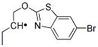 [(6-BROMOBENZO[D]THIAZOL-2-YLOXY)METHYL] PROPYL 结构式