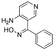 (4-AMINO-3-PYRIDINYL)PHENYL-METHANONE OXIME 结构式