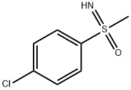 S-甲基-S-(4-氯苯基)亚磺酰亚胺 结构式