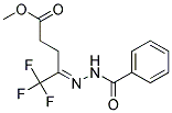 (E)-METHYL 4-(2-BENZOYLHYDRAZONO)-5,5,5-TRIFLUOROPENTANOATE 结构式