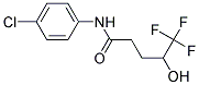 5,5,5-TRIFLUORO-4-HYDROXY-PENTANOIC ACID (4-CHLORO-PHENYL)-AMIDE 结构式