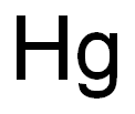 MERCURY LIQUID HG 99.998% 50G 结构式