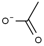 ACETATE @ 100UG/ML IN WATER 500ML 结构式