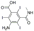 5-AMINO-2,4,6-TRIIODO-N-METHYLISOPHTHALAMIC ACID 结构式
