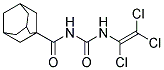 N-(1-ADAMANTYLCARBONYL)-N'-(1,2,2-TRICHLOROVINYL)UREA, TECH 结构式