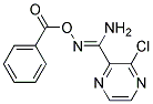 O2-BENZOYL-3-CHLOROPYRAZINE-2-CARBOHYDROXIMAMIDE, TECH 结构式