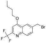 6-(BROMOMETHYL)-4-BUTOXY-2-(TRIFLUOROMETHYL)QUINOLINE, TECH 结构式