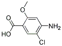 4-AMINO-5-CHLORO-2-METHOXYBENZOIC ACID, TECH 结构式