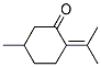 5-METHYL-2-(1-METHYLETHYLIDENE)CYCLOHEXANONE, TECH 结构式
