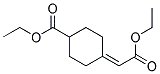 Ethyl 4-(2-ethoxy-2-oxoethylidene)cyclohexane-1-carboxylate, tech 结构式