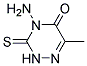 4-AMINO-6-METHYL-3-THIOXO-2,3,4,5-TETRAHYDRO-1,2,4-TRIAZIN-5-ONE, TECH 结构式