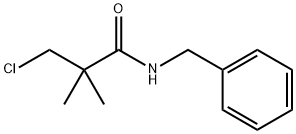 N1-BENZYL-3-CHLORO-2,2-DIMETHYLPROPANAMIDE 结构式