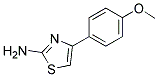 4-(4-甲氧基苯基)1,3-噻唑-2-氨 结构式