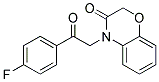 4-[2-(4-FLUOROPHENYL)-2-OXOETHYL]-4H-BENZO-[1,4]OXAZIN-3-ONE 结构式