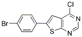 6-(4-BROMOPHENYL)-4-CHLORO-THIENO[2,3-D]PYRIMIDINE 结构式