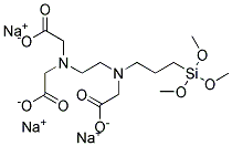 N-[(3-TRIMETHOXYSILYL)PROPYL]ETHYLENEDIAMINETRIACETICACID TRISODIUM SALT50% IN WATER 结构式