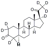 5α-Pregnan-3,20-dione-2,2,4,4,17α,21,21,21-d8 结构式