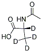 N-ACETYL-D-ALANINE-2,3,3,3-D4 结构式