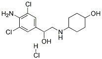 4-[2-(4-AMINO-3,5-DICHLORO-PHENYL)-2-HYDROXY-ETHYLAMINO]-CYCLOHEXANOL HYDROCHLORIDE 结构式