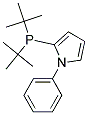 N-PHENYL-2-(DI-T-BUTYLPHOSPHINO)PYRROLE, 95+% [CATACXIUM PTB] 结构式