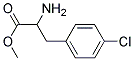 P-CHLORO-DL-PHENYLALANINE METHYL ESTER 结构式