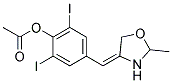 4-(4-ACETOXY-3,5-DIIODOBENZAL)-2-METHYL-5-OXAZOLENE 结构式