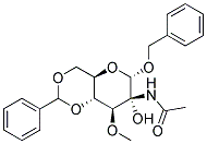 BENZYL 2-ACETAMIDO-3-O-METHYL-4,6-O-BENZYLIDENE-A-D-GLUCOPYRANOSIDE 结构式