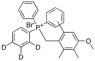 (4-METHOXY-2,3,6-TRIMETHYLBENZYL)-TRIPHENYLPHOSPHONIUM BROMIDE-D3 结构式