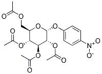 P-NITROPHENYL-2,3,4,6-TETRA-O-ACETYL-A-D-GLUCOPYRANOSIDE 结构式