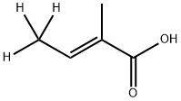 TIGLIC ACID-D3 结构式