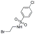N1-(2-BROMOETHYL)-4-CHLOROBENZENE-1-SULPHONAMIDE 结构式