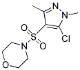 4-[(5-CHLORO-1,3-DIMETHYL-1H-PYRAZOL-4-YL)SULPHONYL]MORPHOLINE 结构式