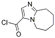 6,7,8,9-TETRAHYDRO-5H-IMIDAZO[1,2-A]AZEPINE-3-CARBONYL CHLORID 结构式