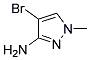 3-AMINO-4-BROMO-1-METHYLPYRAZOL 结构式