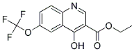 ETHYL 4-HYDROXY-6-(TRIFLUOROMETHOXY)QUINOLINE-3-CARBOXYLAT 结构式