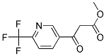 METHYL 6-(TRIFLUOROMETHYL)NICOTINOYLACETAT 结构式