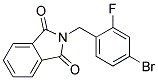 N-(4-BROMO-2-FLUOROBENZYL)PHTHALIMID 结构式