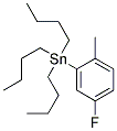 5-FLUORO-2-METHYL-(TRIBUTYLSTANNYL)BENZENE 95+% 结构式