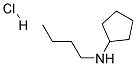 N-BUTYL-N-CYCLOPENTYLAMINE HYDROCHLORIDE 结构式