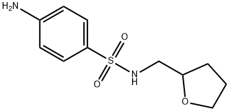 4-氨基-N-(四氢呋喃甲基)苯磺酰胺 结构式